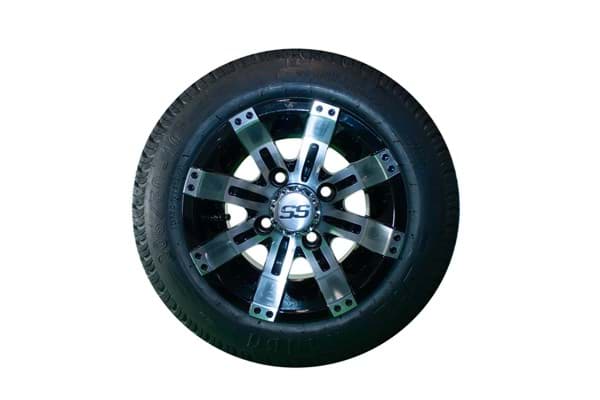 Picture of Gtw Tempest 10x7 Machined Black Wheel/205/50-10 GTW® Mamba Street Tire (No Lift Required)
