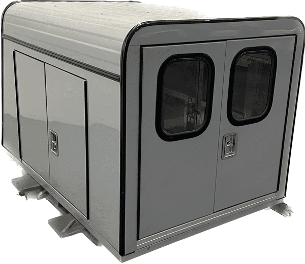 Picture of Custom Van Box Gray, with doors