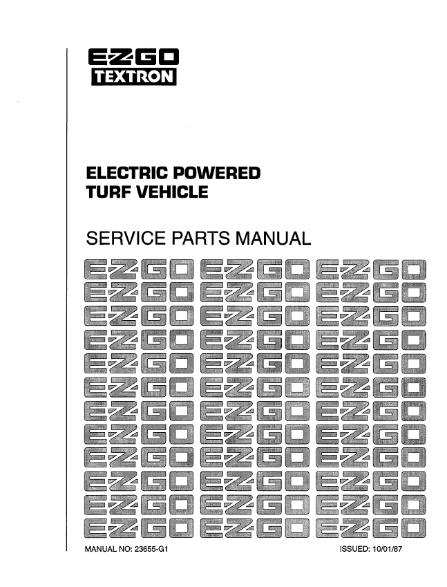 Picture of 1988 - 1989 – E-Z-GO – SM - All elec/utility