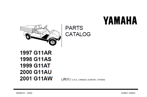 Picture of 1999 - Yamaha - UTILITY - G11AT - PC - GAS