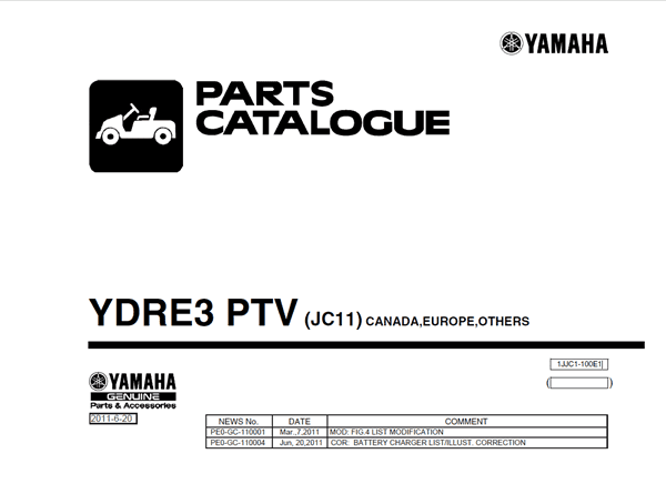 Picture of 2010 - Yamaha - YDRE3 - PTV - JC11 - PC - All elec/utility