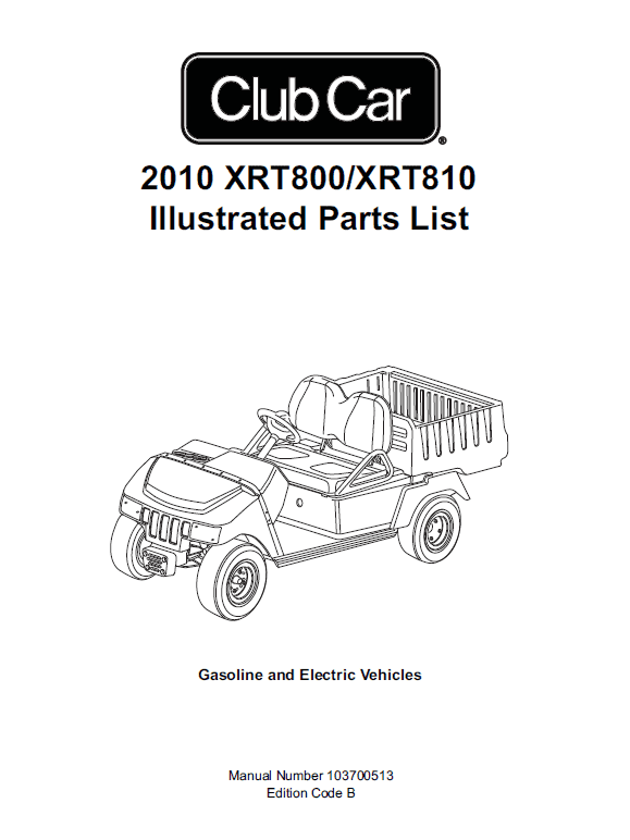 Picture of 2010 - XRT800 - XRT810 - IPL - Gas & Electric