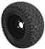 Picture of TYRE & WHEEL TURF SAVER  BLK RIMS, Picture 1