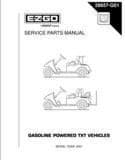 Picture of 2001 GASOLINE TXT SVC PTS MANUAL