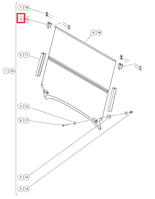 Picture of W/S, RUBBER, CLIP RETAINER