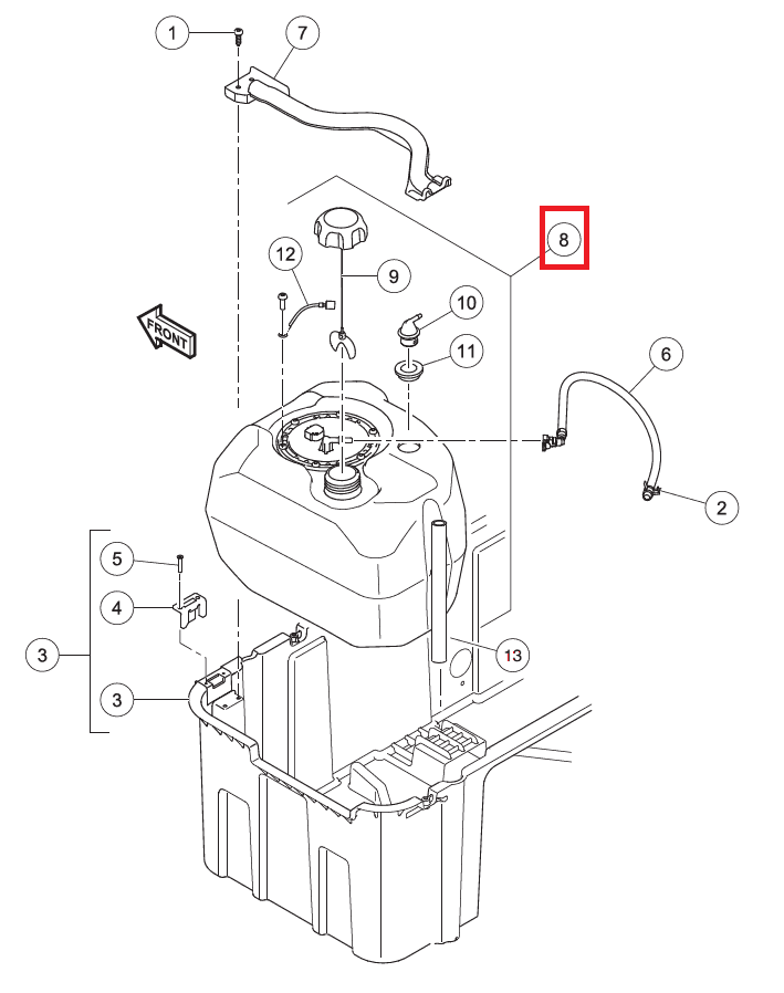 Picture of ASM, TANK, FUEL, PREC SU
